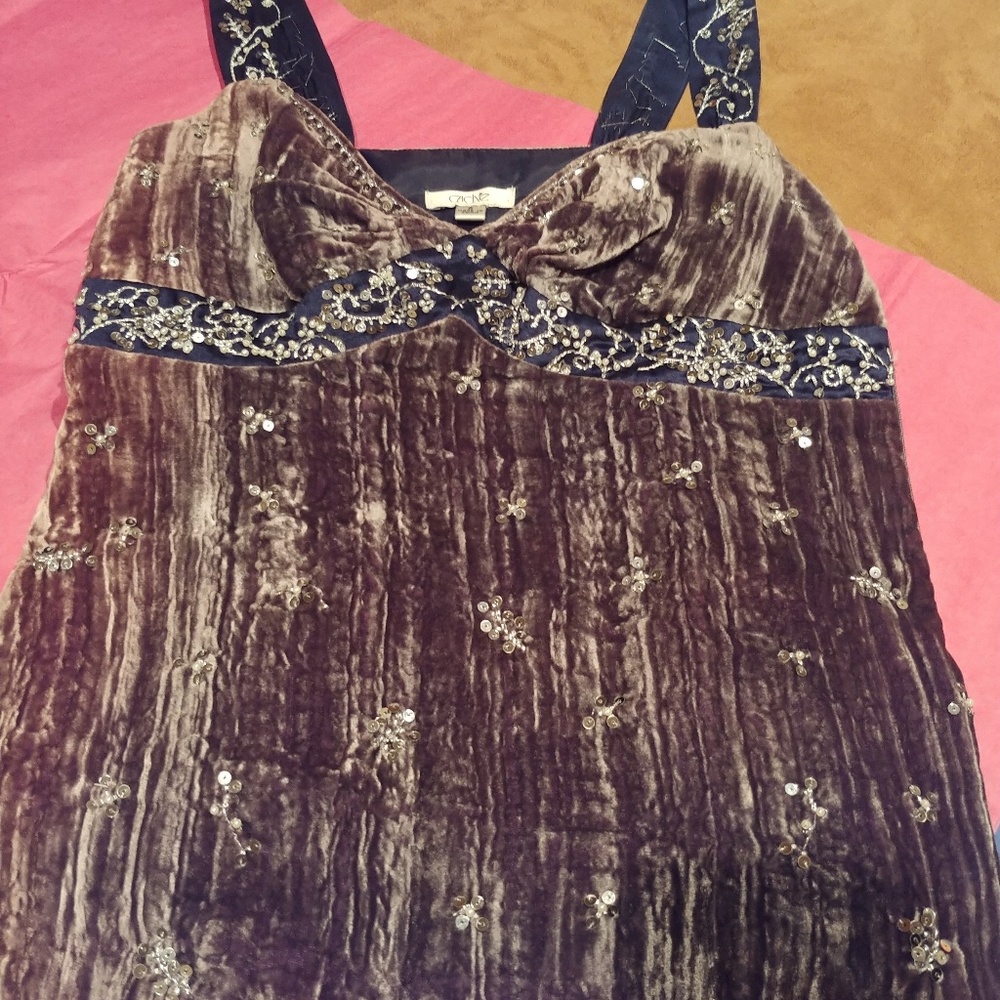 Cache Velvet Top - Picture 2 of 6